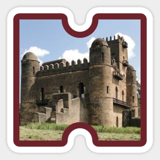 Fasil Ghebbi – a Fortress city, Gondar Sticker